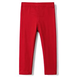 Babyhug Lycra Knit Full Length Solid Leggings - Red