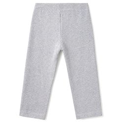Babyhug Lycra Knit Full Length Solid Leggings - Grey
