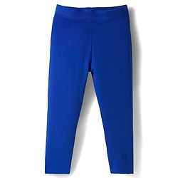 Babyhug Lycra Knit Full Sleeves Solid Leggings - Blue