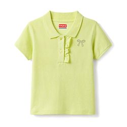 Babyhug Cotton Knit Polo T-Shirt with Half Sleeves and Graphic Multi Color 6-9 Months