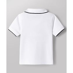 Babyhug Marvel Single Jersey Knit Polo T-Shirt with Spider-Man Graphic Half Sleeves Multi Color 9-12 Months