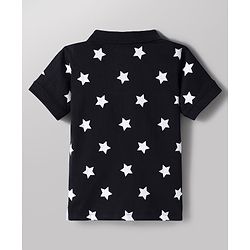 Babyhug Marvel Single Jersey Knit Polo T-Shirt with Spider-Man Graphic Half Sleeves Multi Color 9-12 Months