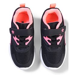 Cute Walk by Babyhug Velcro Closure Sneaker with Stripe - Black