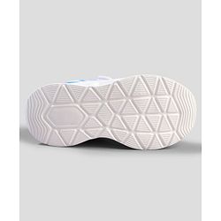 Cute Walk by Babyhug Velcro Closure Sneaker with Stripe - White
