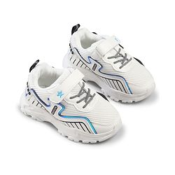 Cute Walk by Babyhug Velcro Closure Solid Sneaker Shoes - White