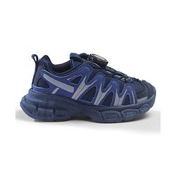 Cute Walk by Babyhug Slip On Solid Sneaker Shoes - Blue