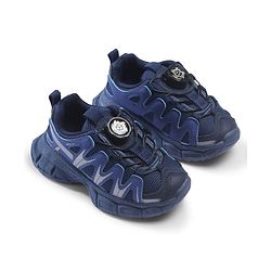 Cute Walk by Babyhug Slip On Solid Sneaker Shoes - Blue