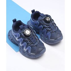 Cute Walk by Babyhug Slip On Solid Sneaker Shoes - Blue