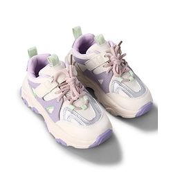 Cute Walk by Babyhug Velcro Closure Solid Sneaker Shoes - Purple