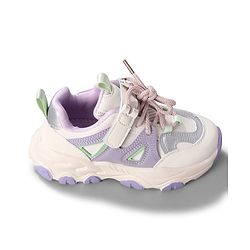 Cute Walk by Babyhug Velcro Closure Solid Sneaker Shoes - Purple