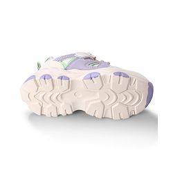Cute Walk by Babyhug Velcro Closure Solid Sneaker Shoes - Purple