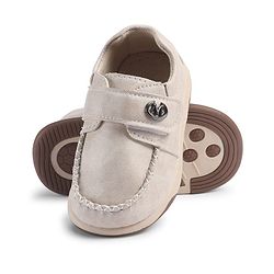 Cute Walk by Babyhug Velcro Closure Formal & Party Wear Shoes - Beige
