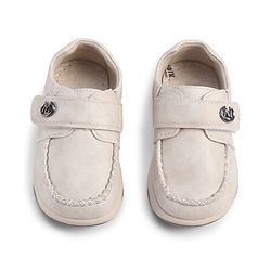 Cute Walk by Babyhug Velcro Closure Formal & Party Wear Shoes - Beige