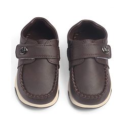 Cute Walk by Babyhug Velcro Closure Formal & Party Wear Shoes - Beige