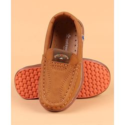 Cute Walk by Babyhug Slip On Solid Loafers - Navy Blue
