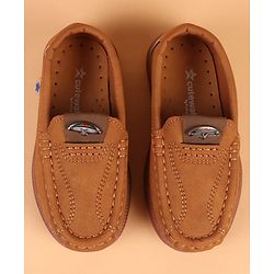 Cute Walk by Babyhug Slip On Solid Loafers - Navy Blue
