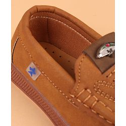 Cute Walk by Babyhug Slip On Solid Loafers - Navy Blue