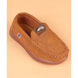 Cute Walk by Babyhug Slip On Solid Loafers - Navy Blue