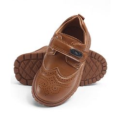 Cute Walk by Babyhug Velcro Closure Formal & Party Wear Shoes - Brown