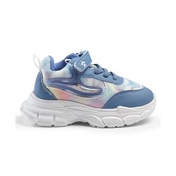 Cute Walk by Babyhug Velcro Closure Solid Sneaker Shoes - Blue
