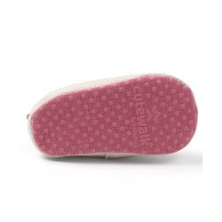 Cute Walk by Babyhug Slip On Booties with Floral Applique - Pink