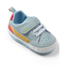 Cute Walk by Babyhug Velcro Closure Solid Booties - Blue