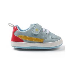 Cute Walk by Babyhug Velcro Closure Solid Booties - Blue