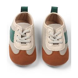 Cute Walk by Babyhug Lace Up Solid Booties - Brown