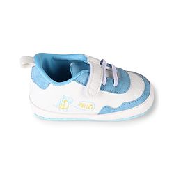Cute Walk by Babyhug Velcro Closure Dino Printed Booties - Black