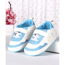 Cute Walk by Babyhug Velcro Closure Dino Printed Booties - Black