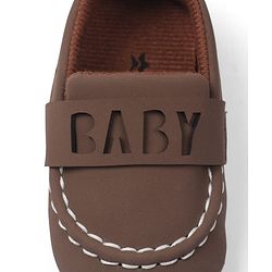 Cute Walk by Babyhug Slip On Solid Booties - Brown