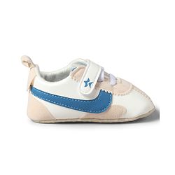 Cute Walk by Babyhug Velcro Closure Solid Booties - Blue