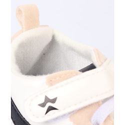Cute Walk by Babyhug Velcro Closure Solid Booties - Blue