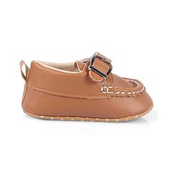 Cute Walk by Babyhug Velcro Closure Solid Booties - Brown