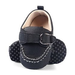 Cute Walk by Babyhug Velcro Closure Solid Booties - Brown
