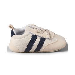 Cute Walk by Babyhug Lace Up Booties with Stripes - Red