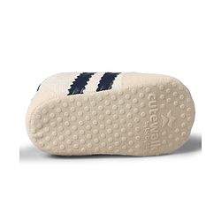 Cute Walk by Babyhug Lace Up Booties with Stripes - Red