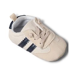 Cute Walk by Babyhug Lace Up Booties with Stripes - Red