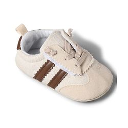 Cute Walk by Babyhug Lace Up Booties with Stripes - Red