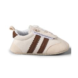 Cute Walk by Babyhug Lace Up Booties with Stripes - Red
