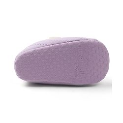 Cute Walk by Babyhug Slip On Booties with Bow Applique - Purple