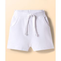 Babyhug Single Jersey Knit Half Sleeves Striped T-Shirt & Shorts Set - Multicolor