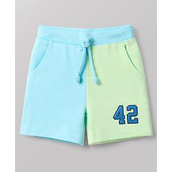 Babyhug Single Jersey Knit Half Sleeves Cut N Sew T-Shirt & Shorts Set - Multicolor