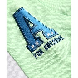 Babyhug Single Jersey Knit Half Sleeves Cut N Sew T-Shirt & Shorts Set - Multicolor
