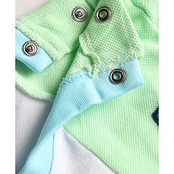 Babyhug Single Jersey Knit Half Sleeves Cut N Sew T-Shirt & Shorts Set - Multicolor