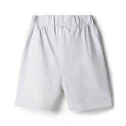 Babyhug Single Jersey Knit Half Sleeves T-Shirt & Shorts Set with Text Print - Blue & Grey
