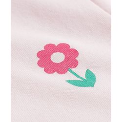 Babyhug Interlock Knit Half Sleeves Frock with Floral Print & Bloomer - Pink