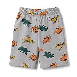 Babyhug Cotton Knit Sleeveless T-Shirt & Shorts Night Suit with Dino Print - Orange