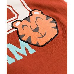 Babyhug Cotton Knit T-Shirt Half Sleeves with Graphic Print Multi Color 6-9 Months