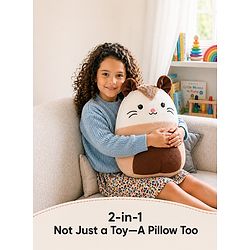 Babyhug Height 40cm Squishy Mouse Plush Pillow Ultra-Soft Cuddly Cushion Toy for Kids | Huggable Plush Pillow for Sleep & Play | Lightweight & Cozy | Nursery Decor & Gifting | Super Soft | BIS
